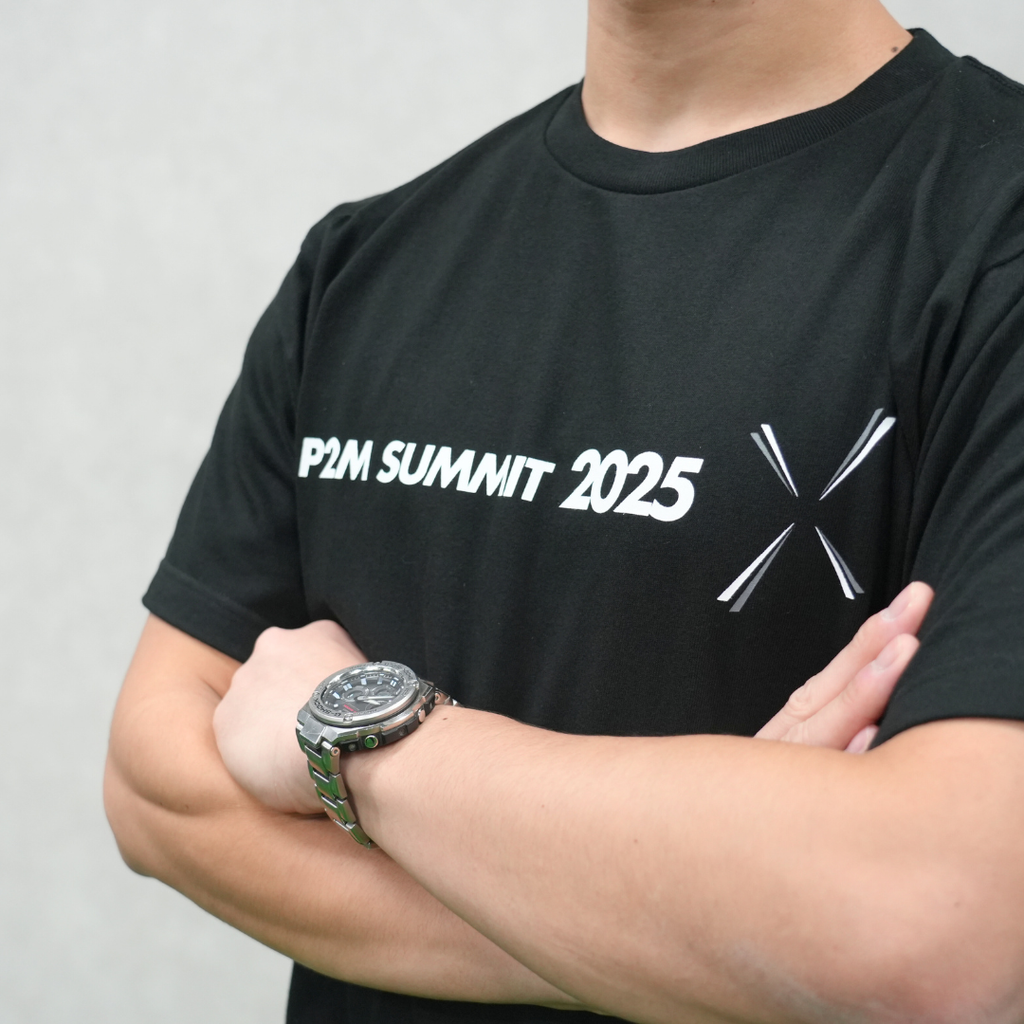 P2M SUMMIT 2025 記念Tシャツ