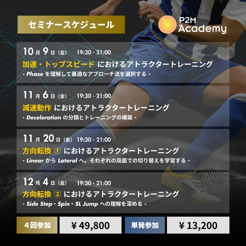 【単発参加券】アトラクターから紐解き・介入するムーブメントトレーニング